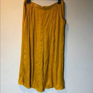 Lilka Anthropologie wide leg cropped pants flowy